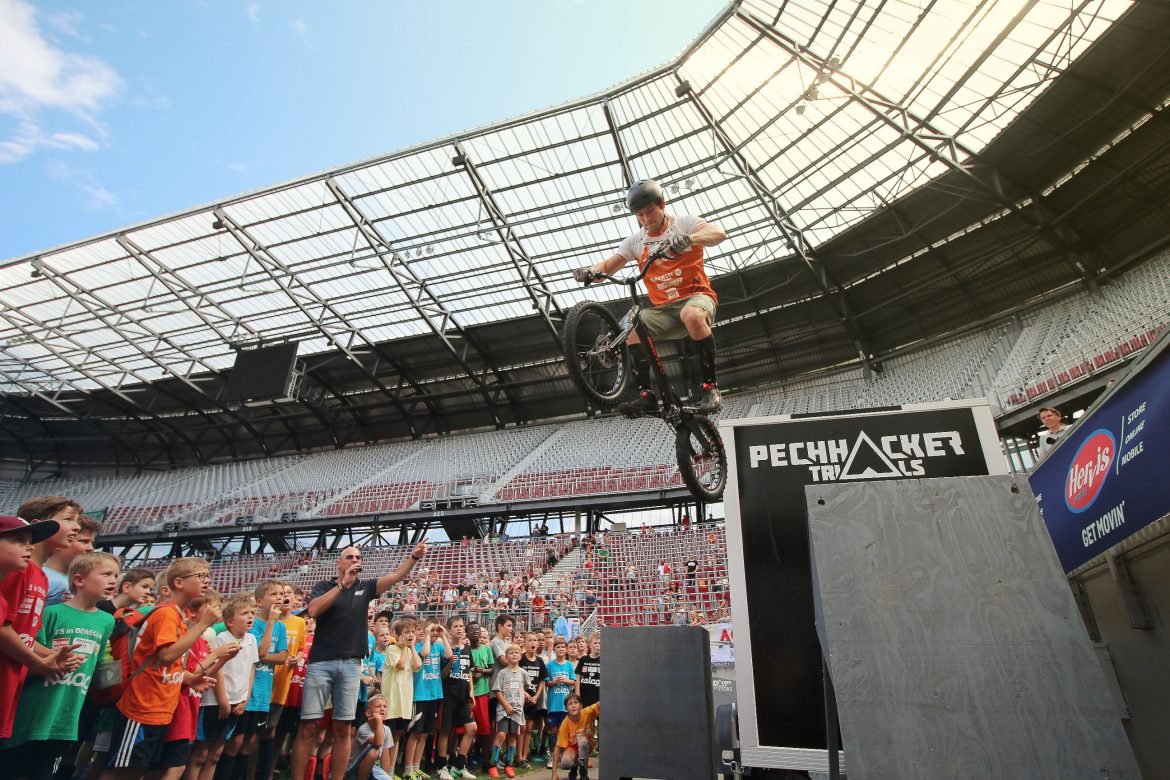 Bike Trial Show Thomas Pechhacker Klagenfurt Stadium